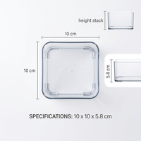Clear Drawer Organizers Bins, Transparent Desk Organizer Trays, Makeup Drawer Organizer, Organizer Trays for Vanity, Crystal Clear Storage Containers