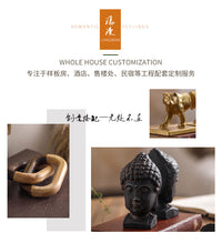新中式复古多边形雕花铁艺托盘 茶室餐厅围炉煮茶桌面果盘装饰盘