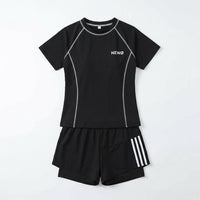 Swimsuits for Women with Modest Tankini Design for Water Sports, Conservative Plus Size for Older Ladies with Chest Pads