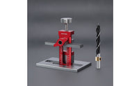 Adjustable Cabinet Door Mounting Tool with Drill Bit Non-Slip Cabinet Door Jig Precision Accurate for DIYers, Woodworkers, Woodworking