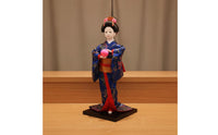 Japanese Geisha Doll Authentic Design Traditional Japanese Statue Vibrant Colors