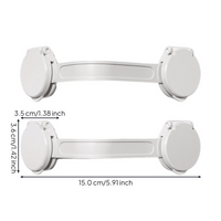 kid protection Drawer Lock, Cabinet Latch, infant Proofing, Adjustable, no tools needed, Easy Installation