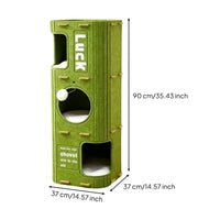 Vertical Felt Cat House Sturdy Cat Hideaway Long-Lasting Hideaway Cave Comfortable for Living Room