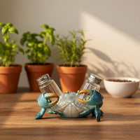 Seasoning and Pepper Holder Sturdy Construction Turtle Seasoning Shaker Holder