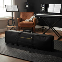 88-Key Electric Piano Bag Portable Waterproof Piano Carrying Bag Adjustable Straps Padded Keyboard Holder for Travel, Transport