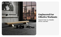 Beech Wood Press-up Bar Long-Lasting Wooden Push up Stands Wooden Parallette Bar Full Physique Exercise Wood Parallettes Stable