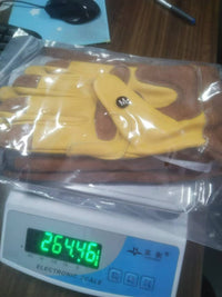 长款花园园艺手套牛皮耐磨防刺防割Long Gardening Gloves Welder