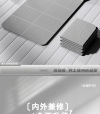可折叠瑜伽垫便携加厚男士健身运动垫子加宽加大家用防滑午休地垫