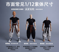 1/12 Fushiguro Toji & Gojo Tight T-Shirt and Tied Warrior Bloomer Pants Set