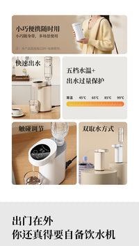 Portable Instant Water Dispenser for Home Travel Mini Electric Kettle UK Plug
