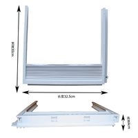 Window Air Conditioner Side Deflector Kit with Extendable Louver