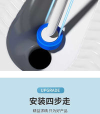 Disposable Toilet Brush Set with Wall-Mounted Holder