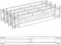 Adjustable Drawer Divider with Expandable Storage for Closet Organization