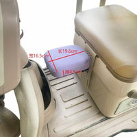 Foldable Front Child Seat for Electric Tricycle, Metal, Screw Mount, Front Position