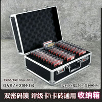 Sports Card Storage Box for Pokemon PTCG Card Slabs, Yu-Gi-Oh Cards, PSA Graded Cards, Organizer Box, Phone Storage