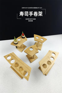 Bamboo Sushi Rack for Buffet and Ice Cream Display, Japanese Style