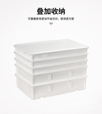 Dough Fermentation Box Food Grade Cake Bread Turnover Box Stackable Pizza Fresh-Keeping Box Baking Freezing Storage Basin
