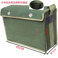 Thickened Canvas Tool Bag, Multifunctional, for Electricians, Construction, Wear-Resistant