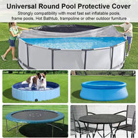 Cheng Yi Da Oxford Cloth Round Pool Cover, Waterproof, Sunproof, Dustproof, 82/122/162cm