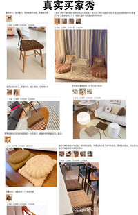 Cute Cookie Cushion, Thick Plush, Office Chair, Floor Cushion, Tatami, Classroom