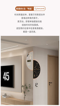 2025 New Double-Sided Corner Wall Clock for Living Room, Modern Minimalist Creative Corner Clock