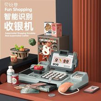 Electric Dinosaur Dishwasher Toy with Circulating Water and Fishing, 2-in-1 Kitchen Pretend Play Set