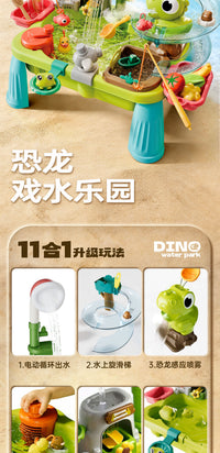 MJL Electric Circulating Water Play Sink with Dishwasher and Fishing Duck Toy for Boys