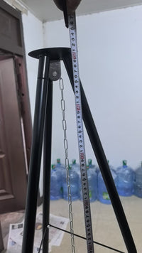 Portable Outdoor Tripod Grill, Fire Pit, Camping BBQ Tripod Hanging Stove
