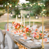 Adjustable Iron Arch Stand with Clips for Tabletop Balloon Decorations