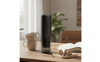 Slim Portable Coffee Maker Compact Portable Coffee Machine LED Indicator Lights Kitchen Appliance Transparent Chamber