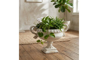 Urn Planter with Handles Vintage Pot Large for Mantel