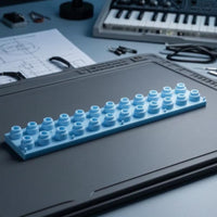 Conductive Rubber Strip Rectangular Keyboard Rubber Strip Instrument Spare Part Long Narrow Restores Key Response