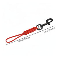 Anti-Lost Hook Lanyard Secure Attachment Climbing Lanyard Braided Cord Diving Gear for Survival
