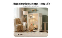 Multi-Level Cat Villa Easy to Clean Multi-Level Cat Enclosure Good Ventilation for Living Room, Bedroom