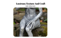 Alien Figurine Resin Alien Garden Ornament Novelty Gift Sculpture for Enthusiasts