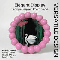 Resin Photo Frame, Nordic Style Crystal Ball Shape