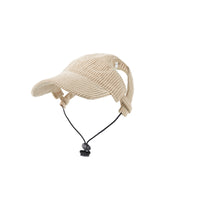 Adjustable Pet Hat Sun Protection Pet Cap with Ear Holes Outdoor for Travel
