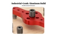 2 in 1 Function Self Centering Dowel Jig Adjustable Self-Centering Dowel Jig Easy to Use for Furniture Makers, Woodworkers, Joinery, Jobsite