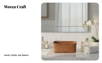 Wireframe Vanity organizer Ventilated 2-Tier Basket Shelf Minimalist Design