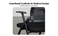 foldable top Mobile Table Foldable Training Desk Space-Saving for Students, Trainers