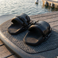 Adjustable Surfboard Foot Straps Hook-and-Loop Water Sport Gear Rigid Base