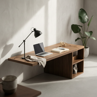 Corner-Shapedd Desk with Storage Single-Unit Multi-Functional Computer Table Modern Design & Aesthetic Adaptable Configuration