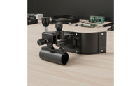 Heavy-Duty Corner Rod Holder Corrosion-Resistant Swivel Rod Bracket Waterproof Fishing Box Mount for Anglers