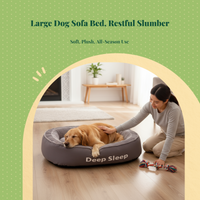 Orthopedic dog bed, washable cover.