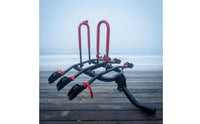 3-Bike Rack with Padded Arms Foldable 3-Bike Carrier Compact for Cyclists, Families, Road Trips, Trail Riding