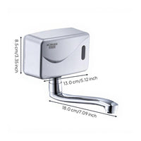 Contactless Infrared Wall-Mounted Bathroom Faucet