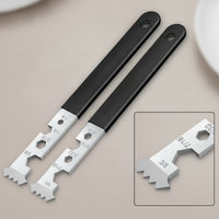 2 Pieces Paver Removal Tool Slim-Profile Brick Remover Serrated for Patio Repair