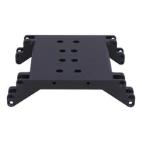 Gearbox Base Plate CNC Machined Gearbox Mount with Brackets Low-Center-of-Weight Distribution RC Crawler Chassis Plate for Drivetrain Swaps