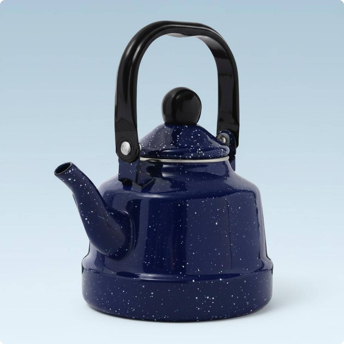 Induction Kettle Retro European Design Enamel Kettle Easy to Clean for Outdoor