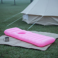 Waterproof Inflatable Pregnancy Mattress with Hole Foldable Maternity Lounger with Belly Hole Pain Relief Pregnancy Tummy down Pillow Durable for Beach